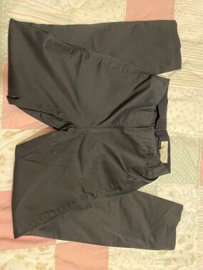 rag & bone Black Ribbed Waistband  Dress Pants